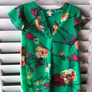 J Crew Floral Top Size Small 4